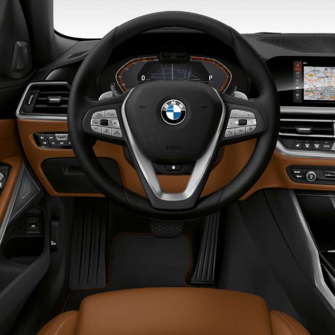 Luxury Line modeļa kokpits BMW 3. sērijas Touring, Luxury Line modeļa kokpits