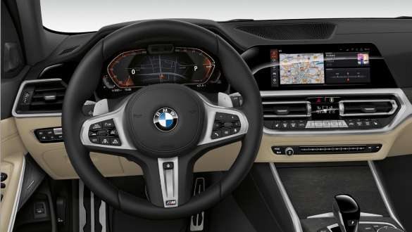 BMW 3. sērijas Touring (G21), variablā sporta stūres iekārta BMW 3. sērijas Touring (G21), variablā sporta stūres iekārta