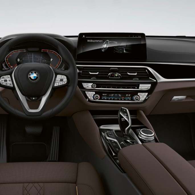 Kokpits, BMW 6. sērijas Gran Turismo, Luxury Line, G32, 2020 BMW 6. sērijas Gran Turismo, G32, 640d, xDrive, 2020, Luxury Line, ekskluzīva Nappa āda, Mokka krāsa, salons