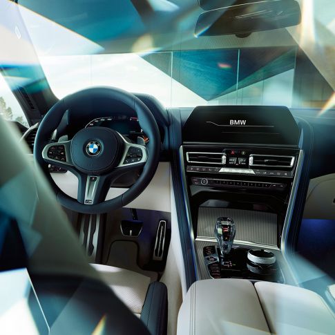 Salona dizains – kokpits BMW 8. sērijas Gran Coupé, salona dizains – kokpits