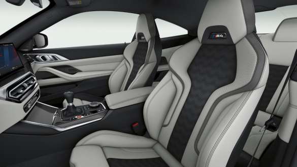 M sporta sēdekļi, BMW M4 Coupé, G82, 2020 BMW M4 Coupé, G82, 2020, M sporta sēdekļi, salons