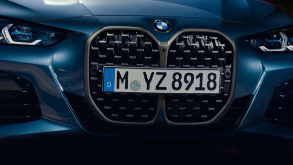 M elipsveida režģis Cerium Grey krāsā, BMW M440i xDrive Coupé, G22, 2020 BMW M440i xDrive Coupé, G22, 2020, M elipsveida režģis Cerium Grey krāsā, priekšpuses skats