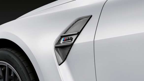 M Performance gaisa savācējs, oglekļa šķiedra, BMW M4 Coupé, G82, 2020 BMW M4 Coupé, G82, 2020, M Performance gaisa savācējs, oglekļa šķiedra, tuvplāns