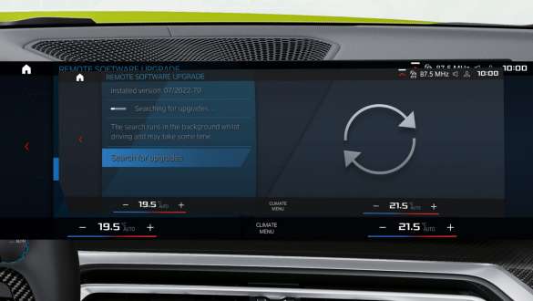 Attālā programmatūras jaunināšana, BMW 4. sērijas M automobiļi G82, G22 BMW 4. sērijas M automobiļi, G82, G22, attālā programmatūras jaunināšana