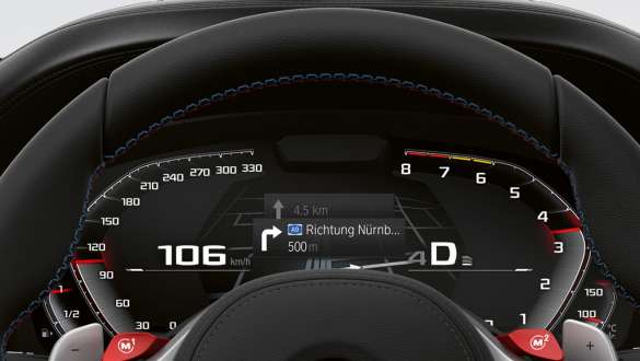 M raksturīgā instrumentu kombinācija, BMW M5 Competition, F90, 2020 M īpašā instrumentu kombinācija, BMW M5 Competition, F90, LCI, atjaunināts, 2020, kokpits