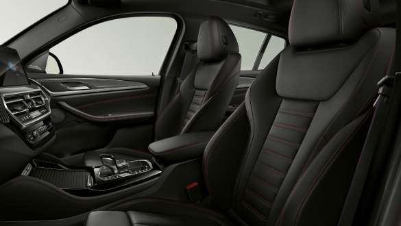 Sporta sēdekļi vadītājam un priekšējam pasažierim BMW X4 M40i, M40d, G02, LCI, 2021 BMW X4 M40i, M40d, G02, LCI, 2021, atjaunināts, sporta sēdekļi vadītājam un priekšējam pasažierim