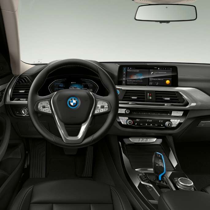 BMW iX3, G08, Inspiring modelis, kokpits BMW iX3, G08, 2020, Inspiring modelis, kokpits, salons