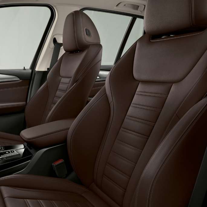 BMW iX3, G08, Impressive modelis, Vernasca ādas sporta sēdekļi Black krāsā BMW iX3, G08, 2020, Impressive modelis, Vernasca ādas sporta sēdekļi vadītājam un priekšējam pasažierim Black krāsā, salons