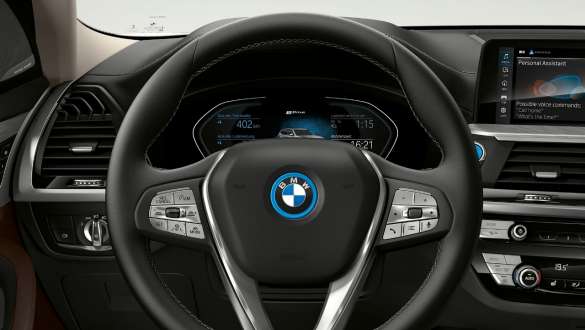 BMW Live kokpits Professional, BMW iX3, G08 BMW Live kokpits Professional, BMW iX3, G08, 2020, instrumentu panelis, salons