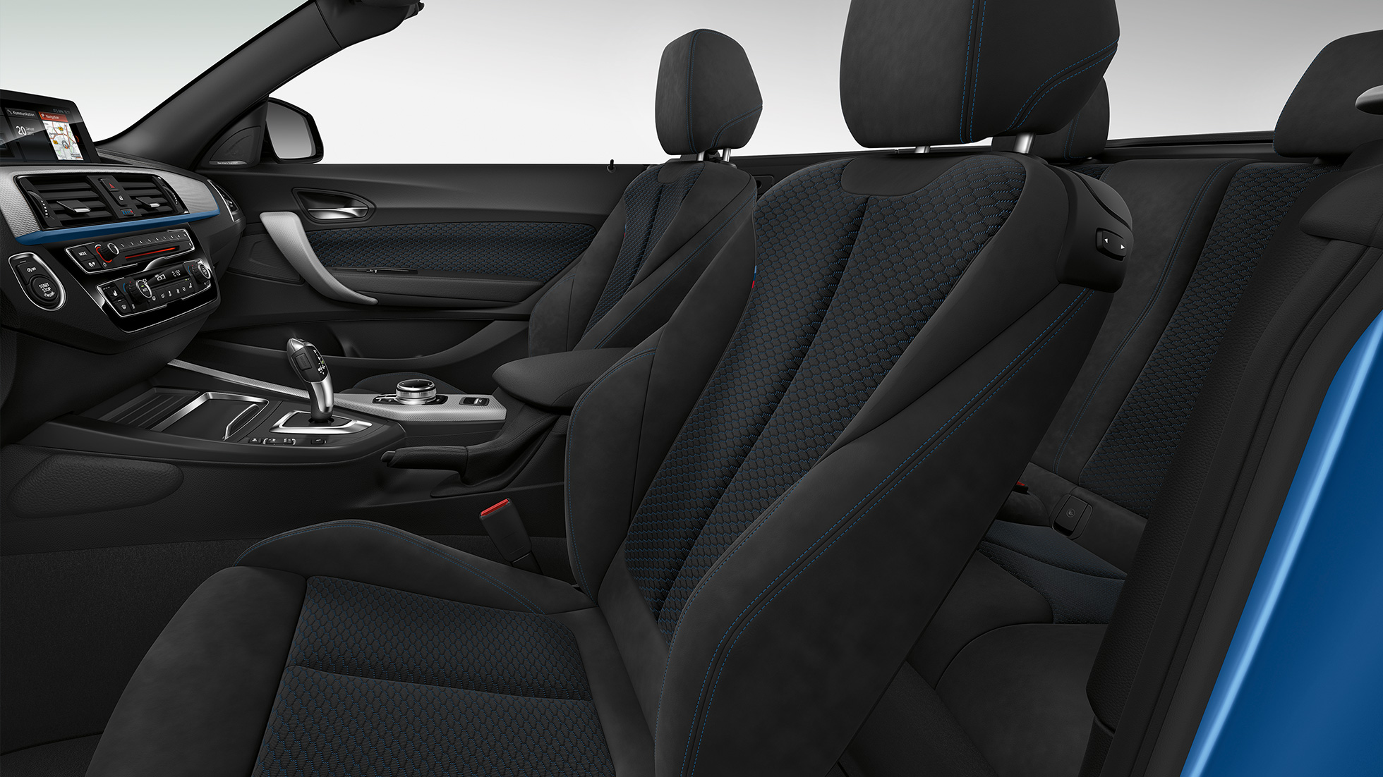 BMW 2. sērijas Cabrio, M Sport modeļa salons BMW 2. sērijas Cabrio, M Sport modeļa salons