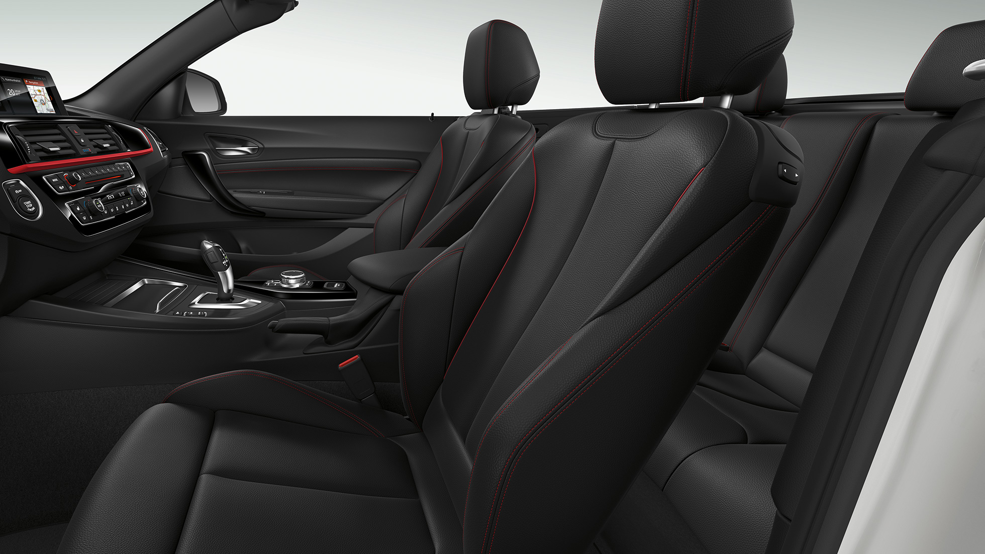 BMW 2. sērijas Cabrio, Sport Line modeļa salons BMW 2. sērijas Cabrio, Sport Line modeļa salons