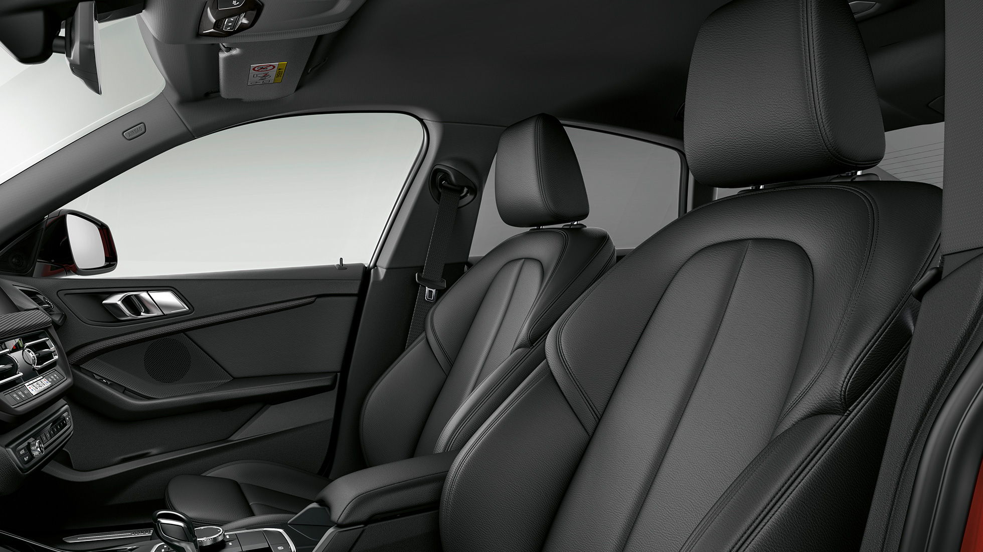 Sporta sēdekļi Anthracite krāsā, BMW 2. sērijas Gran Coupé, Sport Line modelis Sporta sēdekļi Anthracite krāsā, BMW 2. sērijas Gran Coupé, Sport Line modelis, Melbourne Red krāsa, F44, salons