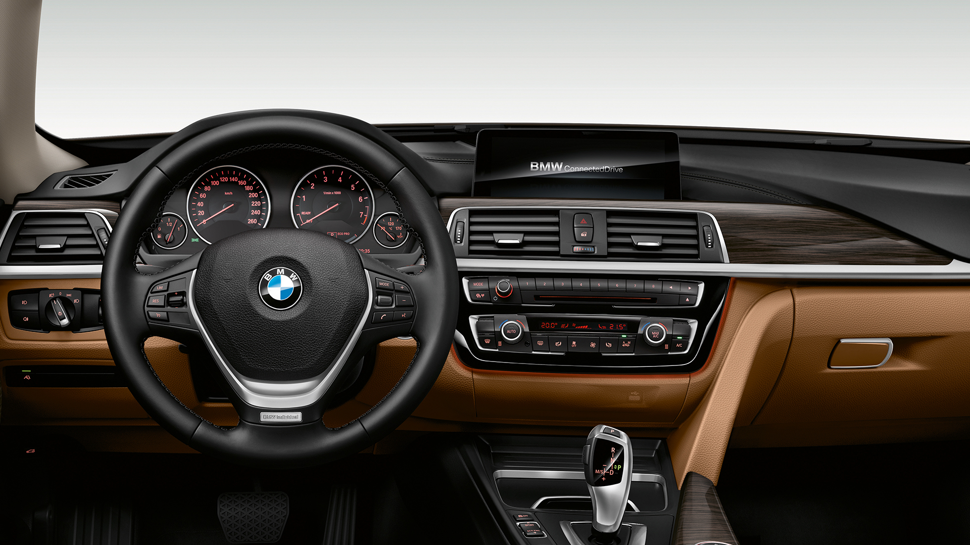BMW 3.sērijas Gran Turismo, Luxury modeļa kokpits BMW 3.sērijas Gran Turismo, Luxury modeļa kokpits