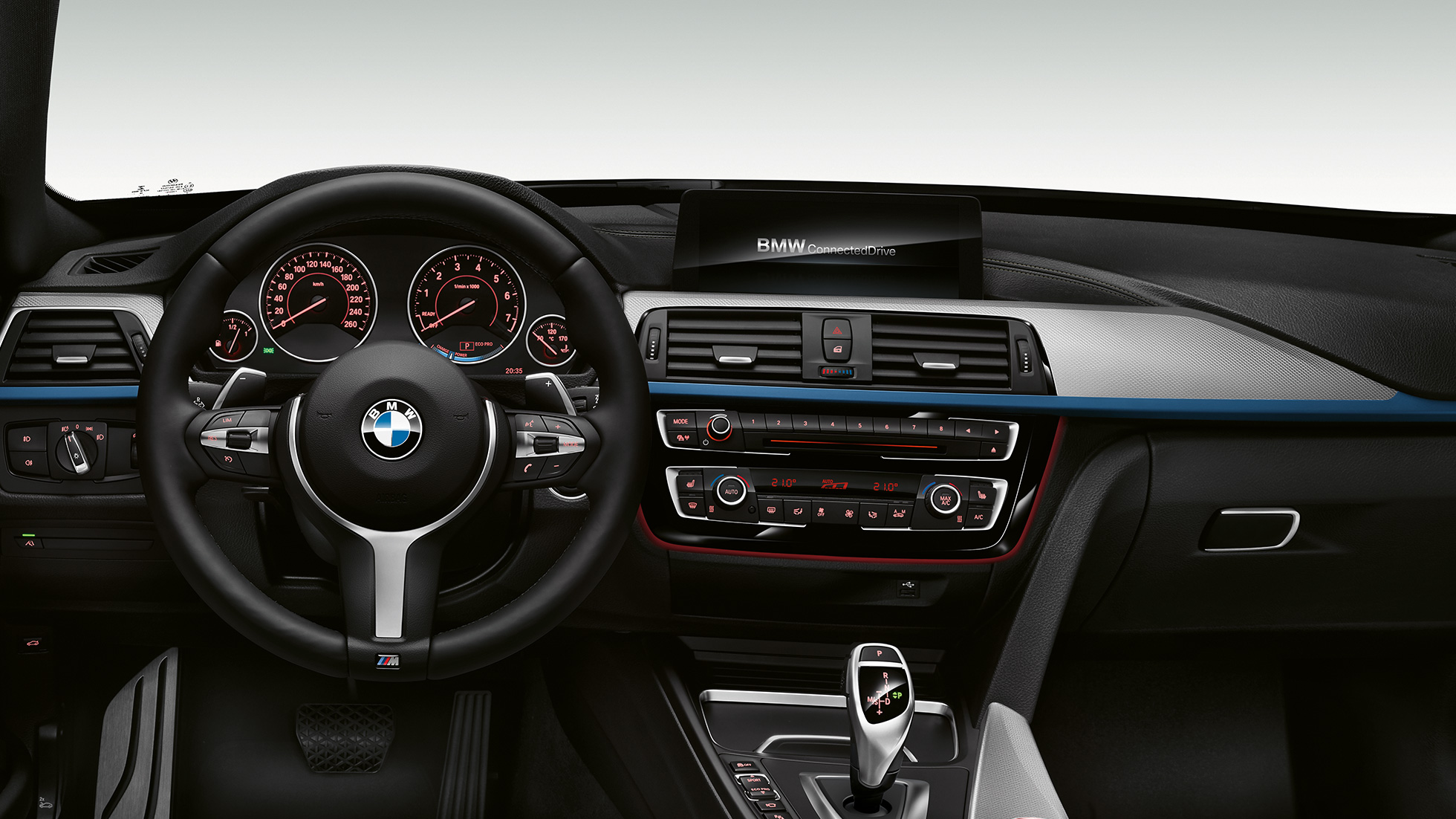 BMW 3.sērijas Gran Turismo, M Sport modeļa kokpits BMW 3.sērijas Gran Turismo, M Sport modeļa kokpits