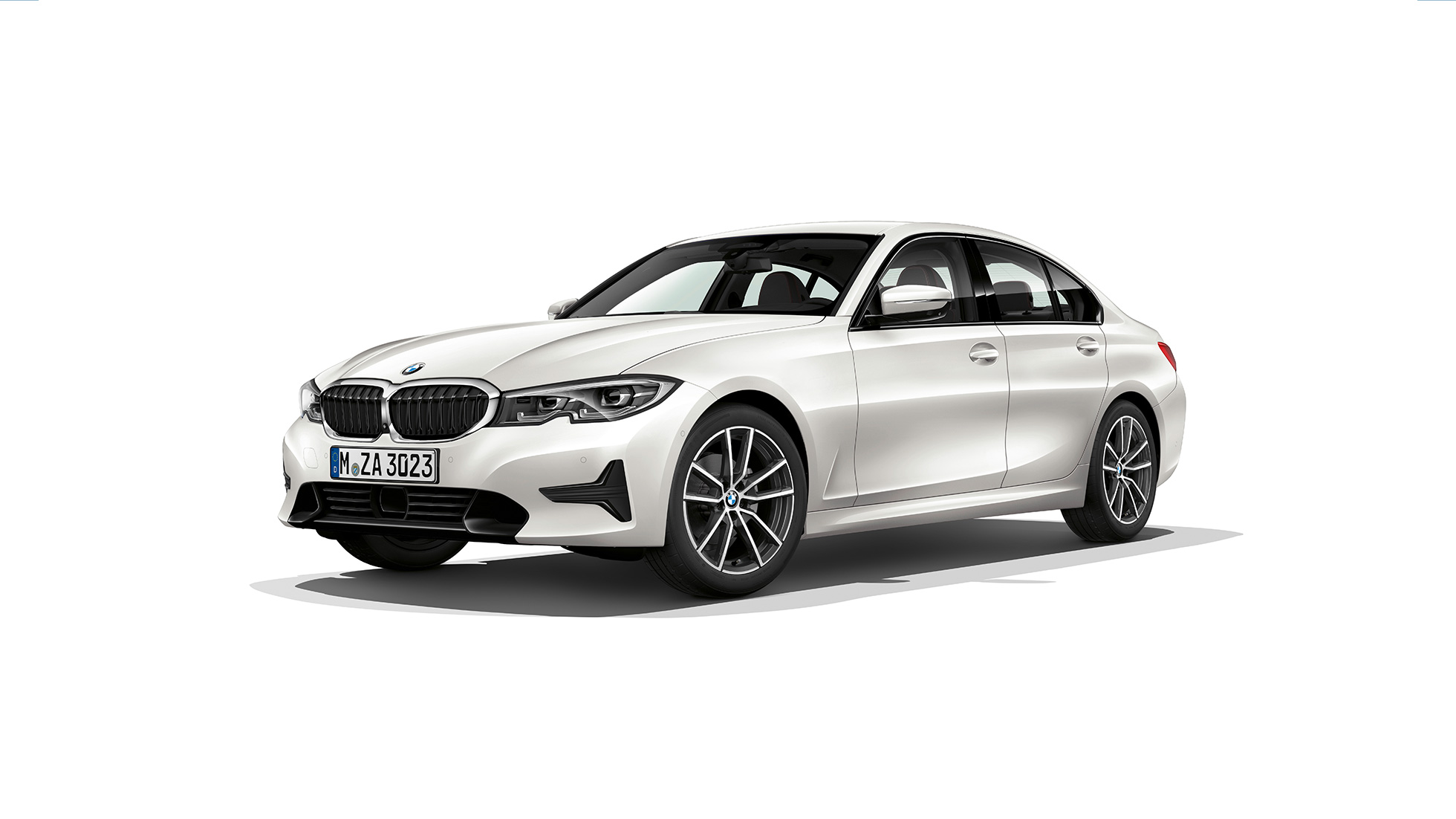 BMW 3. sērijas Sedan, Sport Line modelis BMW 3. sērijas Sedan kā Sport Line modeļa momentuzņēmums no sāna.