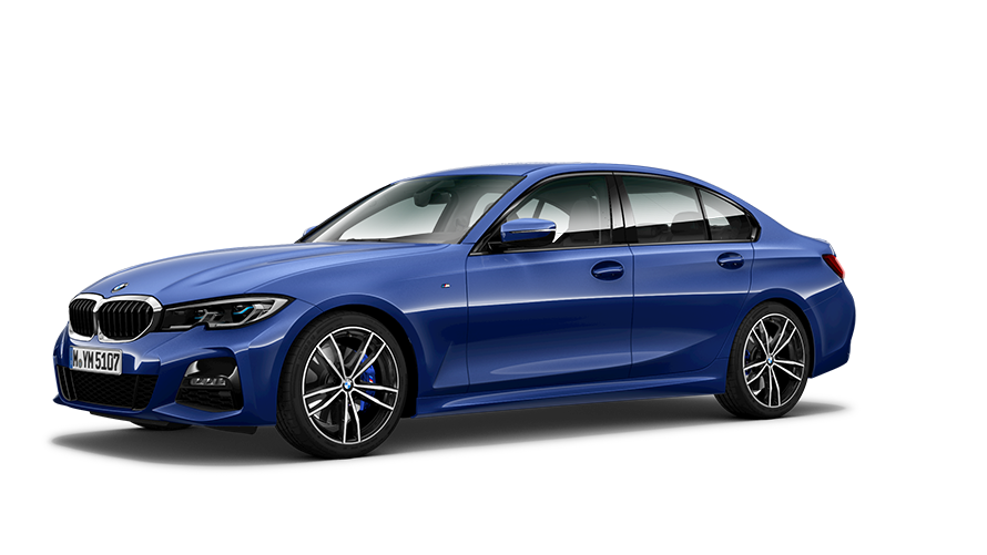 BMW 3. sērija, BMW 3. sērijas Sedan, G20, trīs ceturtdaļu sānskats BMW 3. sērija, BMW 3. sērijas Sedan, G20, trīs ceturtdaļu sānskats