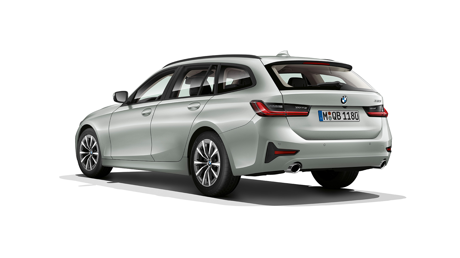 Advantage modelis, trīs ceturtdaļu aizmugures skats BMW 3. sērijas Touring, modelis Advantage, trīs ceturtdaļu aizmugures skats