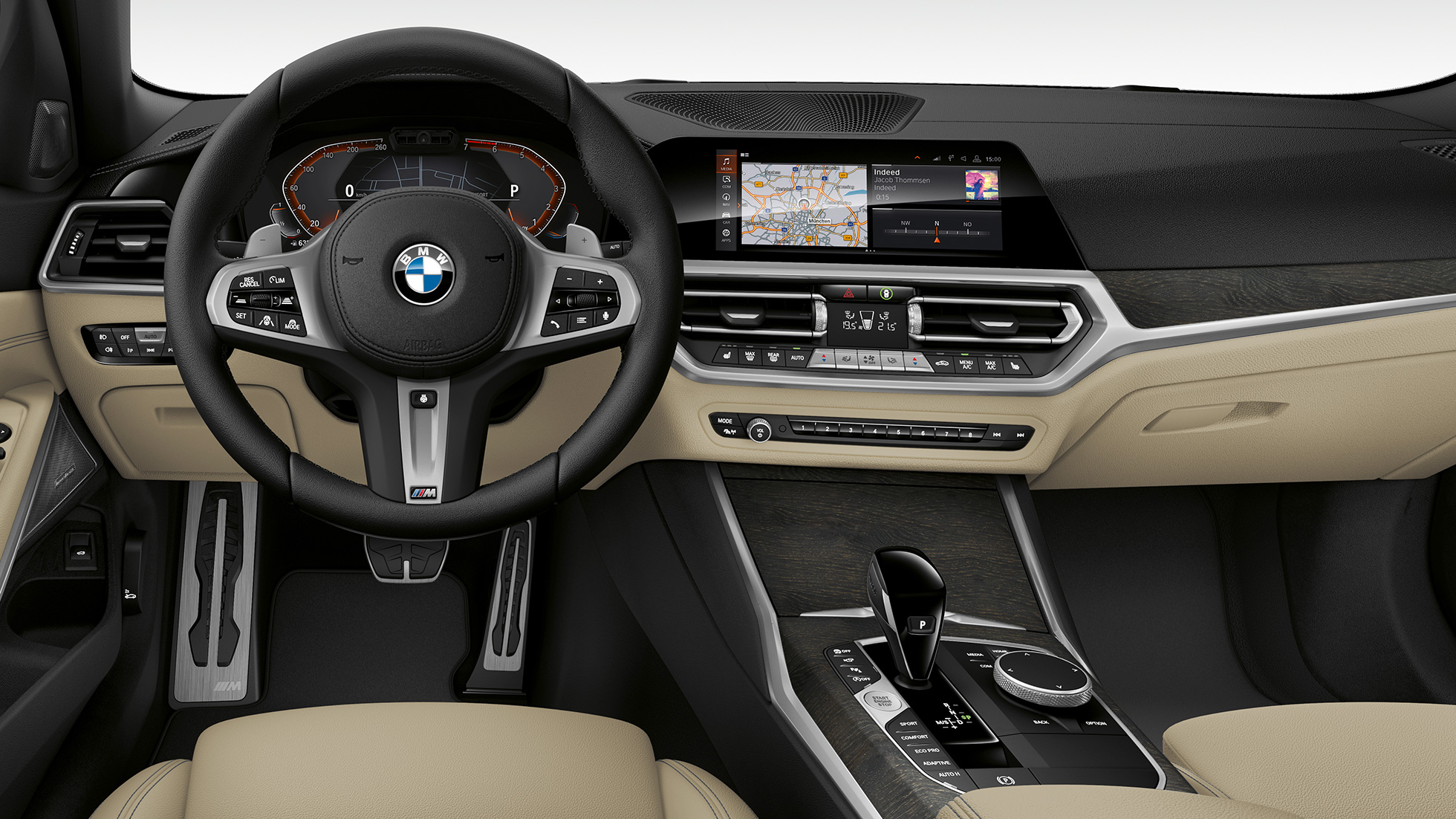 M Sport modeļa kokpits BMW 3. sērijas Touring, M Sport modeļa kokpits