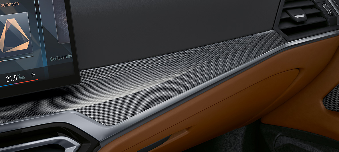 BMW Individual salona apdares elementi, mirdzošs Aluminium krāsas audums ar akcentējošu apdares elementu Pearl Chrome krāsā, BMW 4. sērijas Cabrio, Individual, G23, 2020, salons BMW Individual salona apdares elementi, mirdzošs Aluminium krāsas audums ar akcentējošu apdares elementu Pearl Chrome krāsā, BMW 4. sērijas Cabrio, Individual, G23, 2020, salons