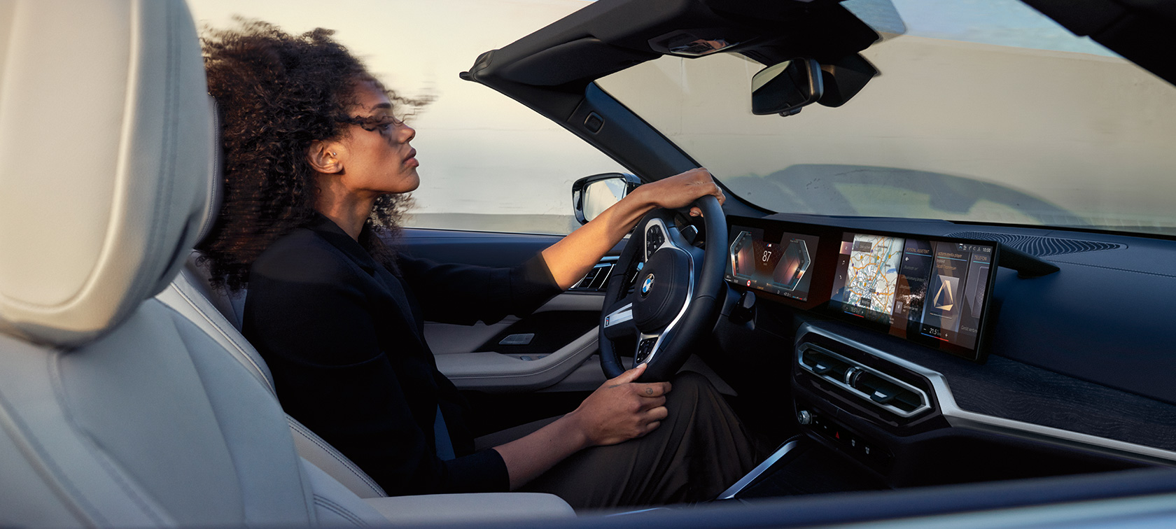 Digitāli pakalpojumi un vadītāja palīdzības sistēmas, BMW 4. sērijas Cabrio, G23, 2020 BMW 4. sērijas Cabrio, G23, 2020, salons, vadītāja palīdzības sistēmas, digitāli pakalpojumi