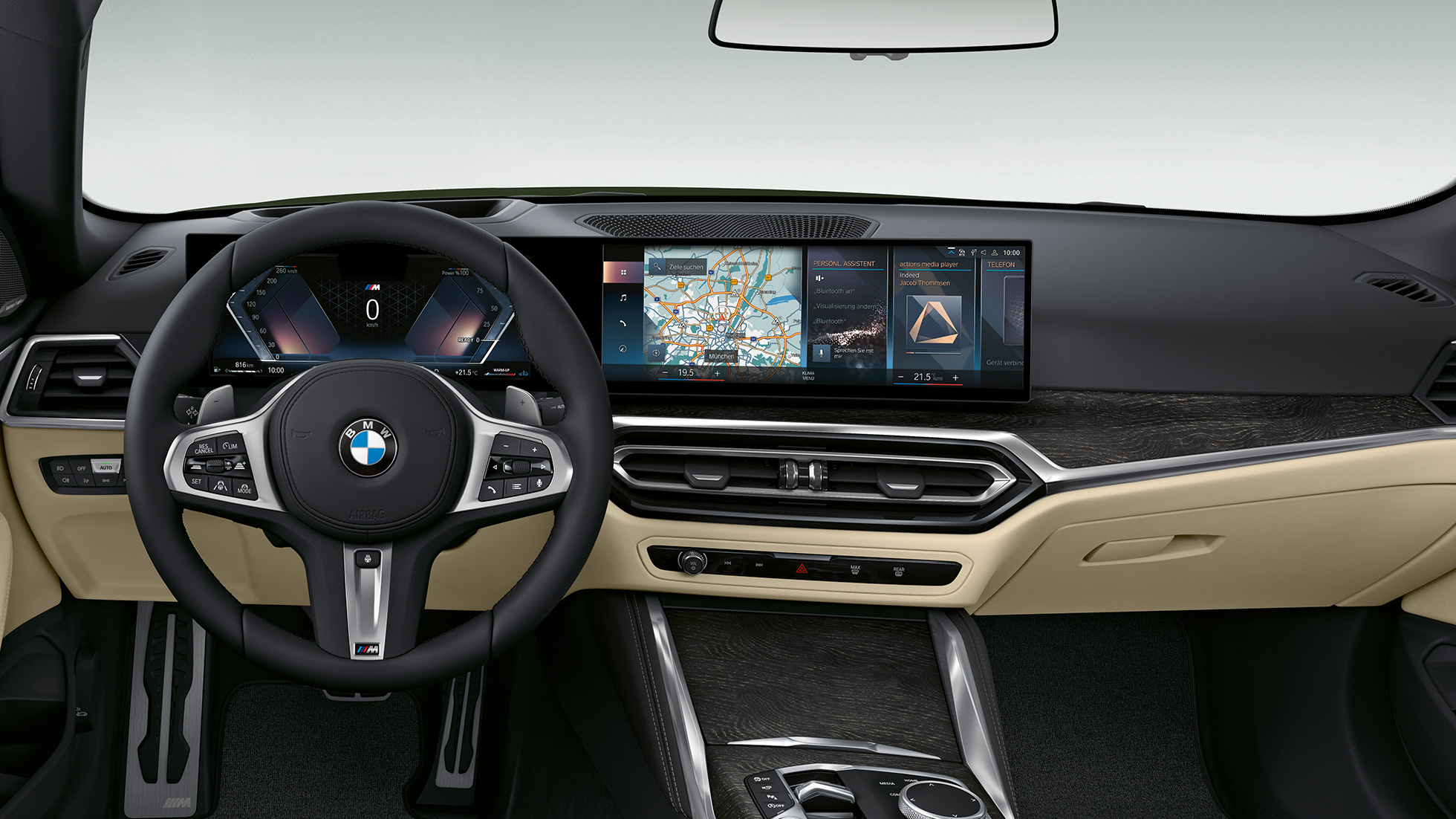 Kokpits, BMW 4. sērijas Cabrio, M Sport modelis, G23, 2020 BMW 4. sērijas Cabrio, G23, 2020, M Sport modelis, salons, kokpits