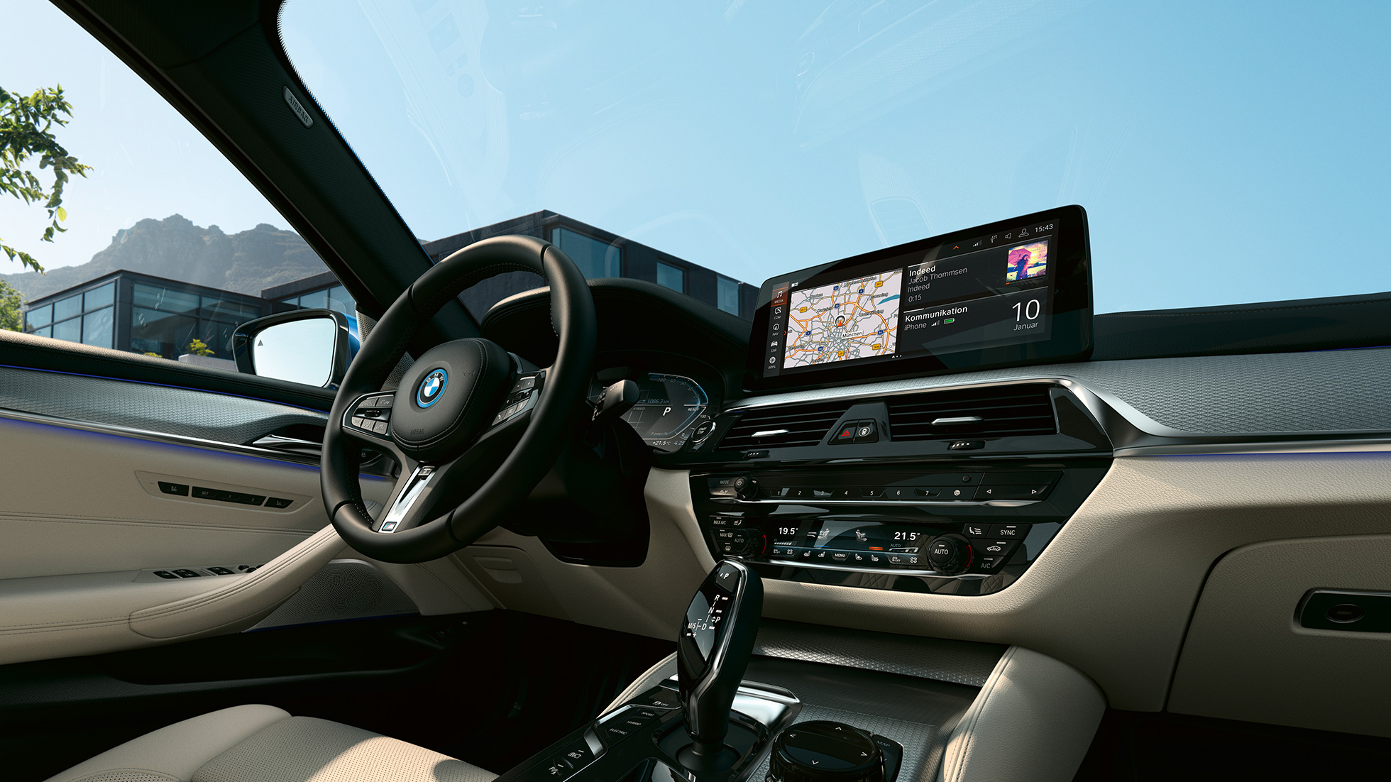 Salons, BMW 5. sērijas Sedan, G30 BMW 5. sērijas Sedan, G30, atjaunināts, 2020, salons