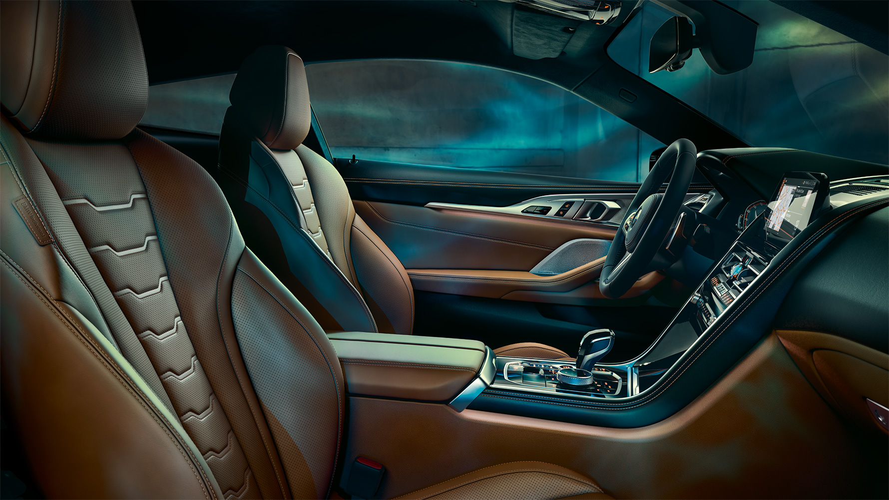 BMW 8. sērijas Coupé ar BMW Individual aprīkojumu salons. BMW 8. sērijas Coupé ar BMW Individual aprīkojumu salons.