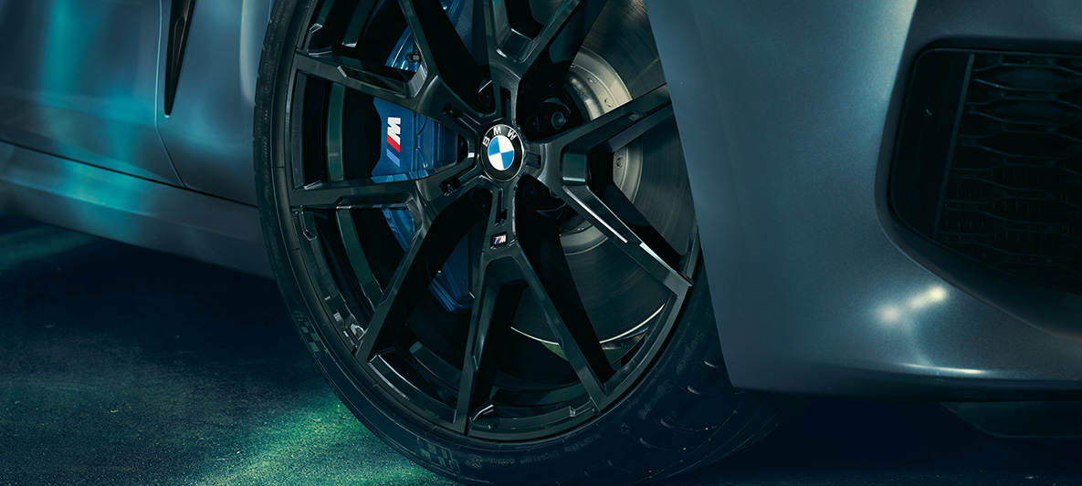BMW M850i Coupé First Edition, disku tuvplāns 20 collu BMW M850i Coupé First Edition vieglmetāla diski
