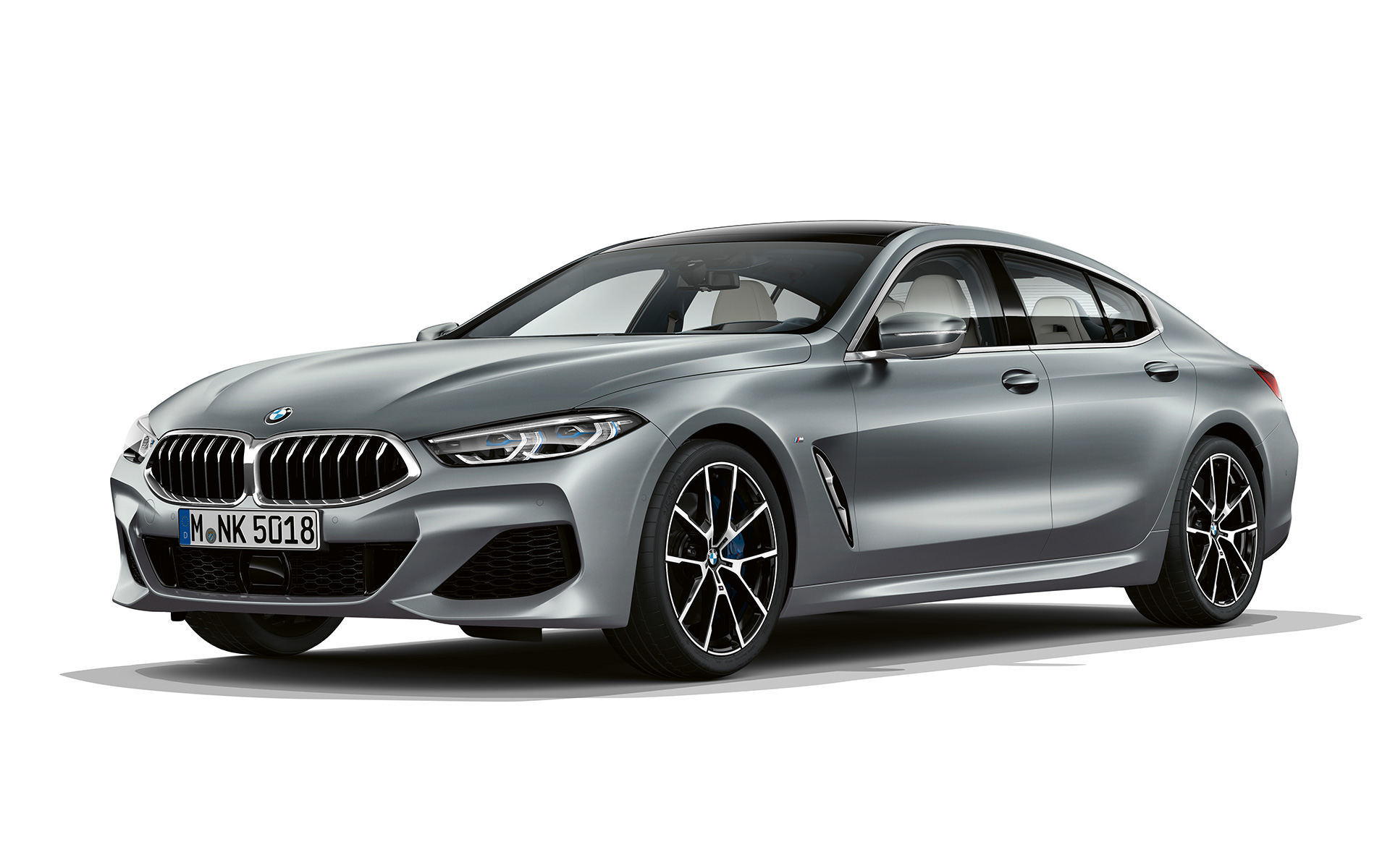 Frozen Temptation trīs ceturtdaļu priekšpuses skats BMW 8. sērijas Gran Coupé, Frozen Temptation trīs ceturtdaļu priekšpuses skats