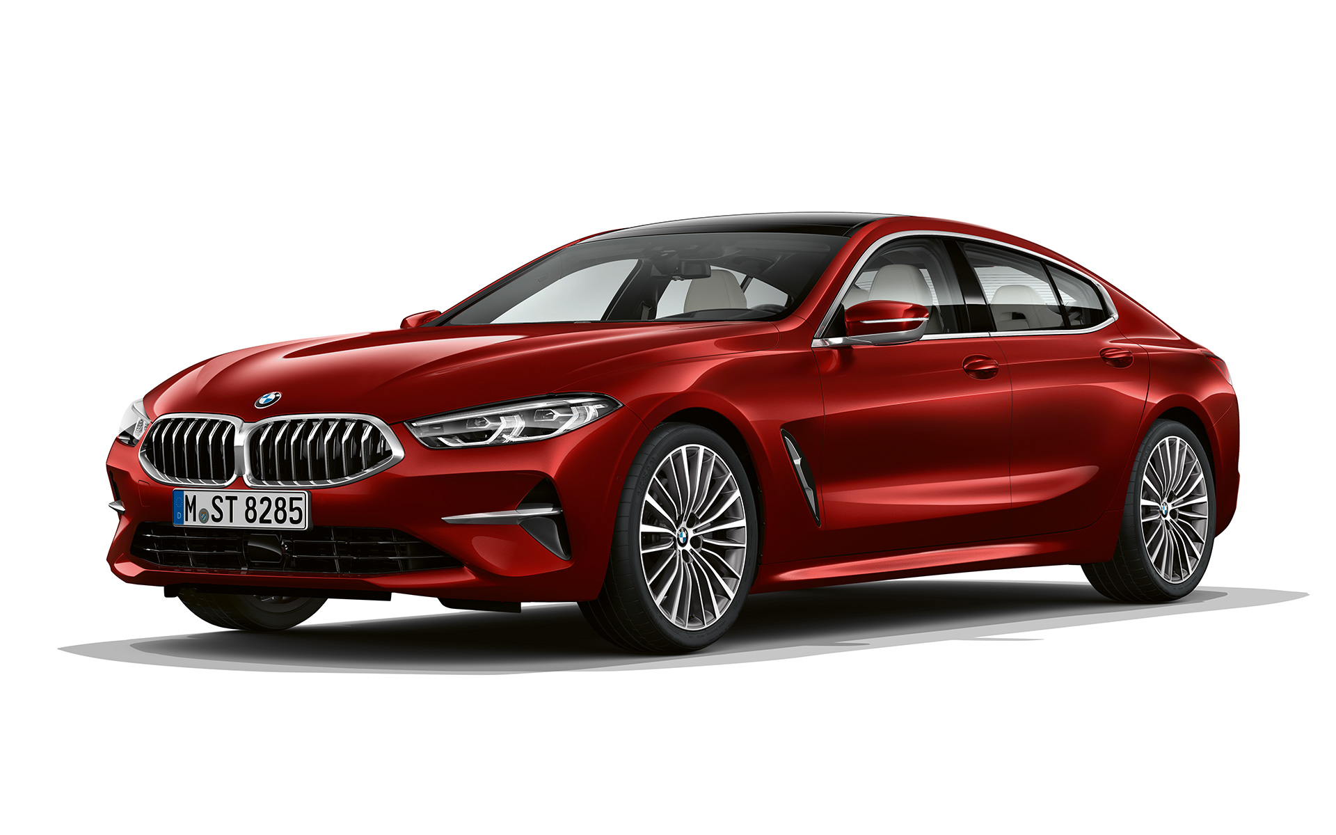 Impulsive Heat trīs ceturtdaļu skats no priekšpuses BMW 8. sērijas Gran Coupé, Impulsive Heat trīs ceturtdaļu priekšpuses skats