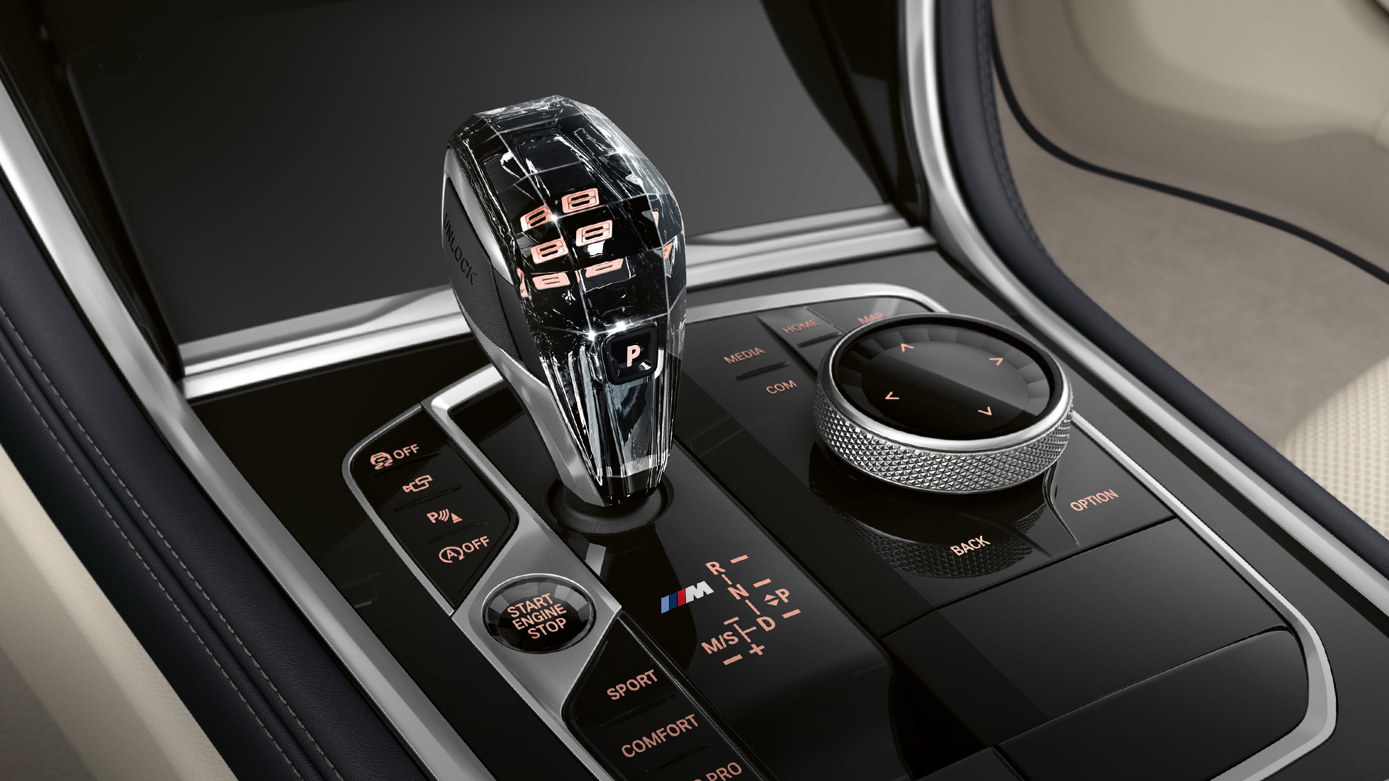 Stikla aplikācijas Crafted Clarity BMW 8. sērijas Gran Coupé, stikla aplikācijas Crafted Clarity