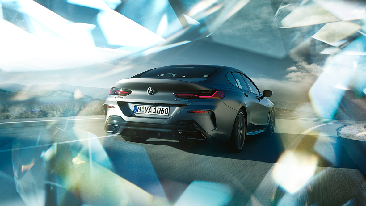 Braukšanas dinamika xDrive BMW 8. sērijas Gran Coupé braukšanas dinamika xDrive