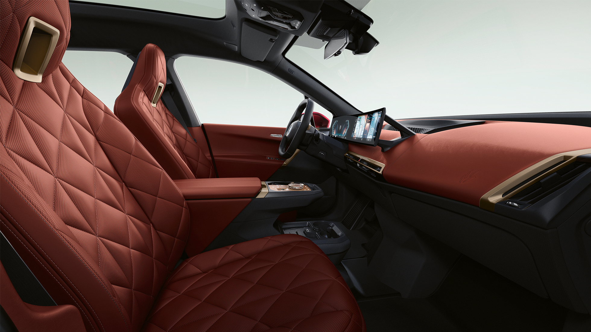 BMW iX i20, dizains, Suite Castanea BMW iX i20, salona dizains, Suite Castanea