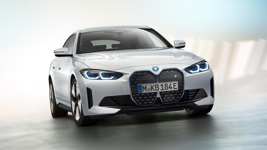 BMW i4 2021, G26, attēls Nr. 4 BMW i4 2021, G26, pilnībā elektrisks Gran Coupé, elektroautomobilis, Posms, attēls Nr. 4
