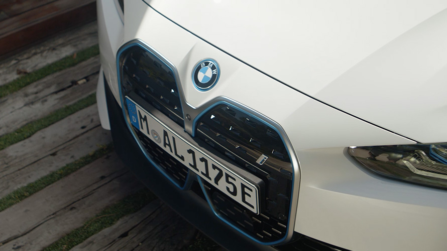BMW eDrive40, G26, 2021, Mineral White krāsa, detalizēts video par virsbūves dizainu BMW eDrive40, G26, 2021, Mineral White krāsa, detalizēts video par virsbūves dizainu