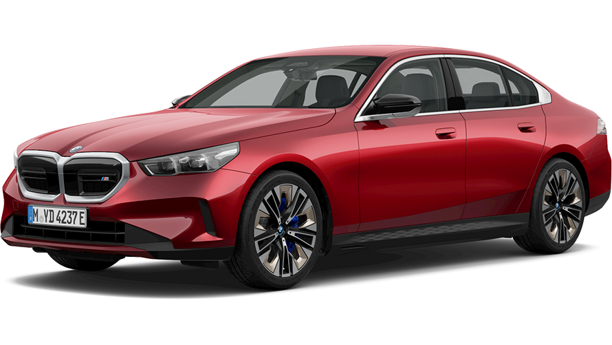 BMW i sērija, BMW i5, M60, xDrive, G60, BEV, trīs ceturtdaļu sānskats BMW i sērija, BMW i5, M60, xDrive, G60, BEV, trīs ceturtdaļu sānskats