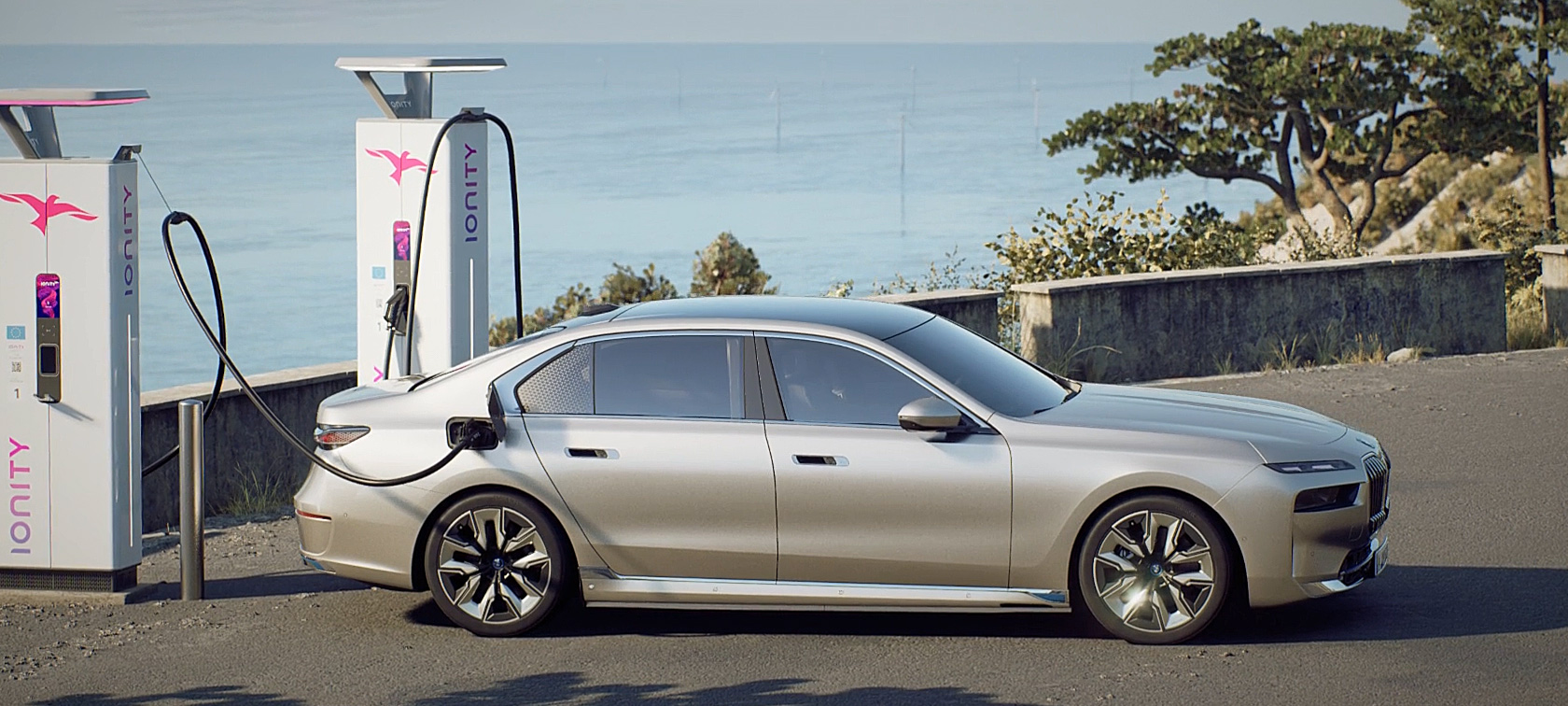 BMW i7 Sedan, G70, pamatinformācija, video, uzlāde BMW i7 Sedan, G70, pamatinformācija, video, uzlāde mājās un publiskā uzlāde