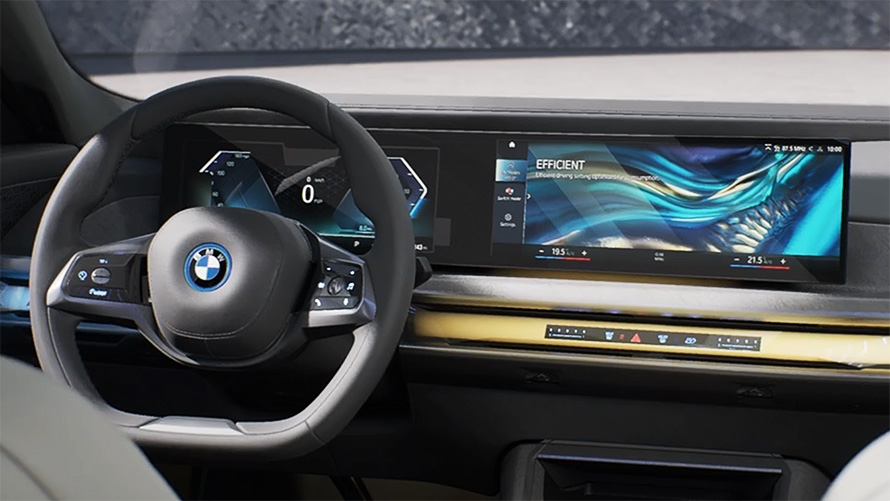 BMW i7 Sedan, G70, viedais salons, salons BMW i7 Sedan, G70, viedais salons šajā video