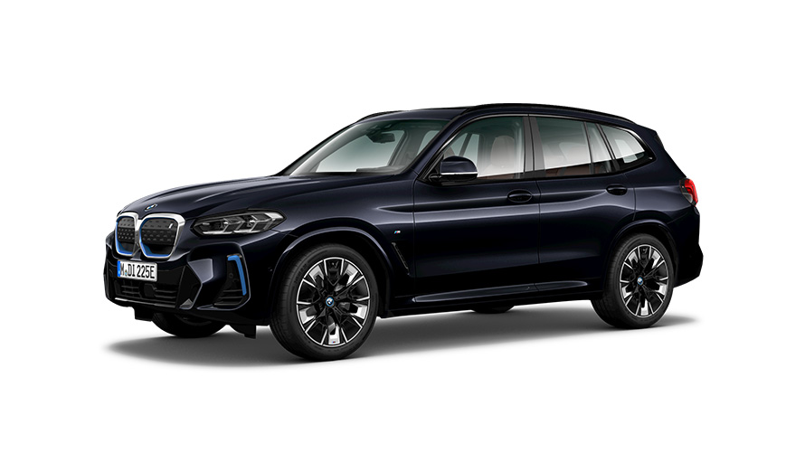 BMW i sērija, BMW iX3, G08, trīs ceturtdaļu sānskats BMW i sērija, BMW iX3, G08, trīs ceturtdaļu sānskats