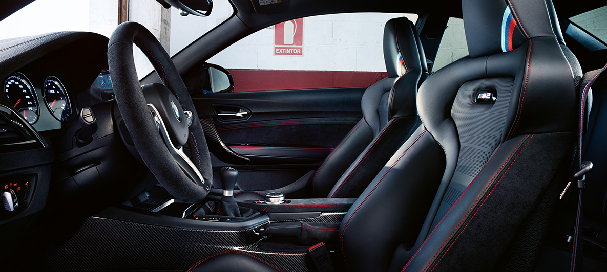 Salons, BMW M2 CS Salons, BMW M2 CS, F87, metāliska Misano Blue krāsa, detalizēts skats