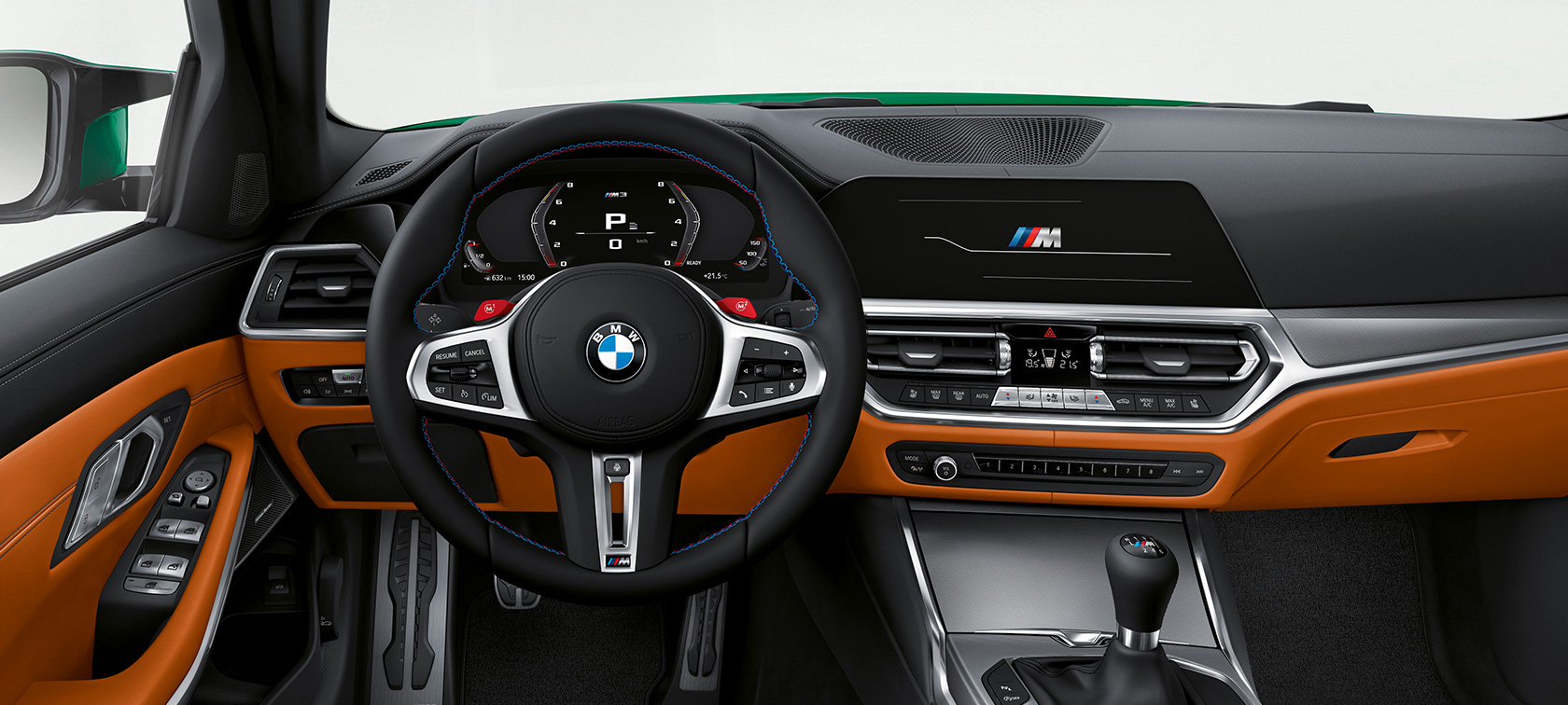 BMW M3 Sedan, G80, 2020, kokpits BMW M3 Sedan, G80, 2020, kokpits, salons