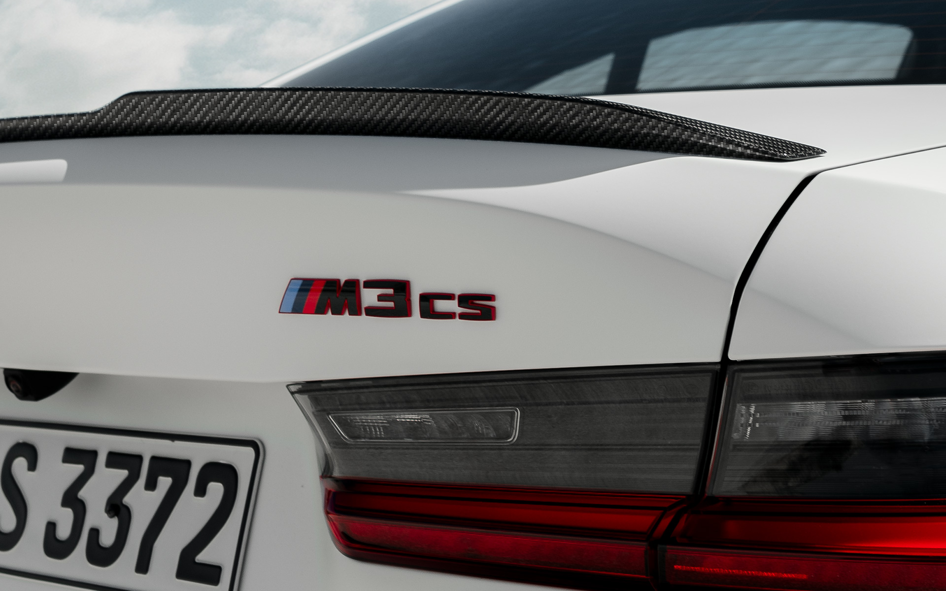 CS raksturīgās emblēmas, BMW M3 CS, G80 BMW M3 CS, G80, CS raksturīgās emblēmas