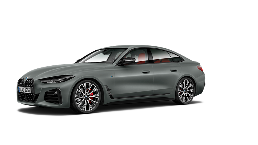 BMW 4. sērija, BMW M440i xDrive Gran Coupé, G26, 2021, trīs ceturtdaļu sānskats BMW 4. sērija, BMW M440i xDrive Gran Coupé, G26, 2021, trīs ceturtdaļu sānskats