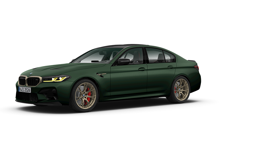 BMW 5. sērijas Sedan M automobilis (G30), trīs ceturtdaļu priekšpuses skats, stāvošs automobilis BMW 5. sērijas Sedan M automobilis (G30), trīs ceturtdaļu priekšpuses skats, stāvošs automobilis