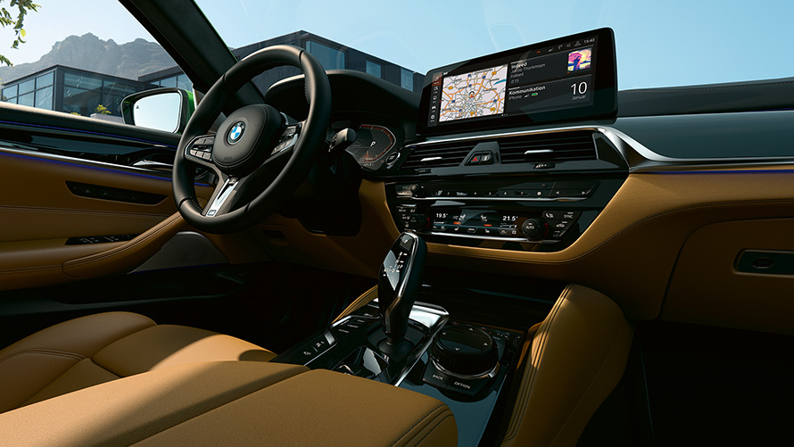 BMW M550i xDrive Sedan, G30, LCI, atjaunināts, 2020, salons