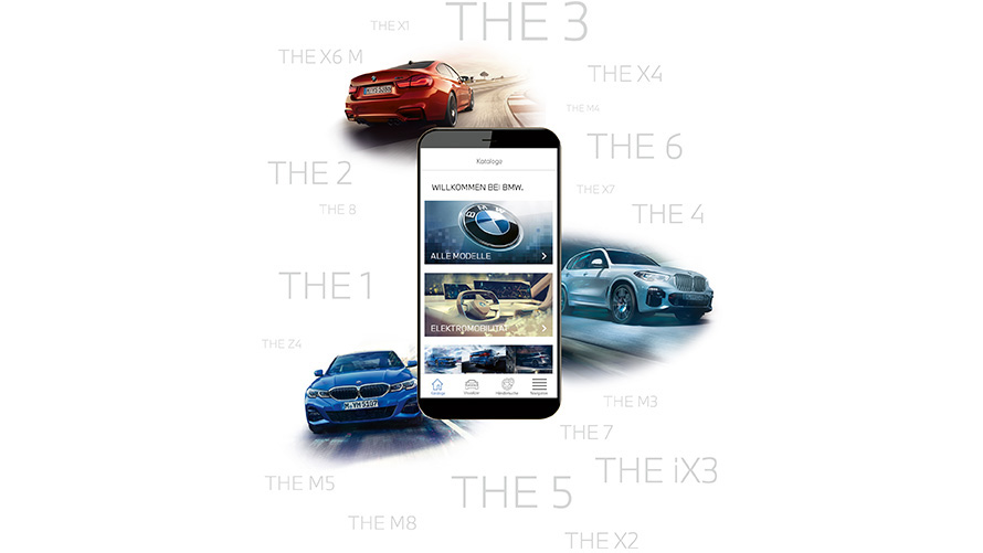 BMW Brochure lietojumprogramma BMW Brochure lietojumprogramma viedtālrunī