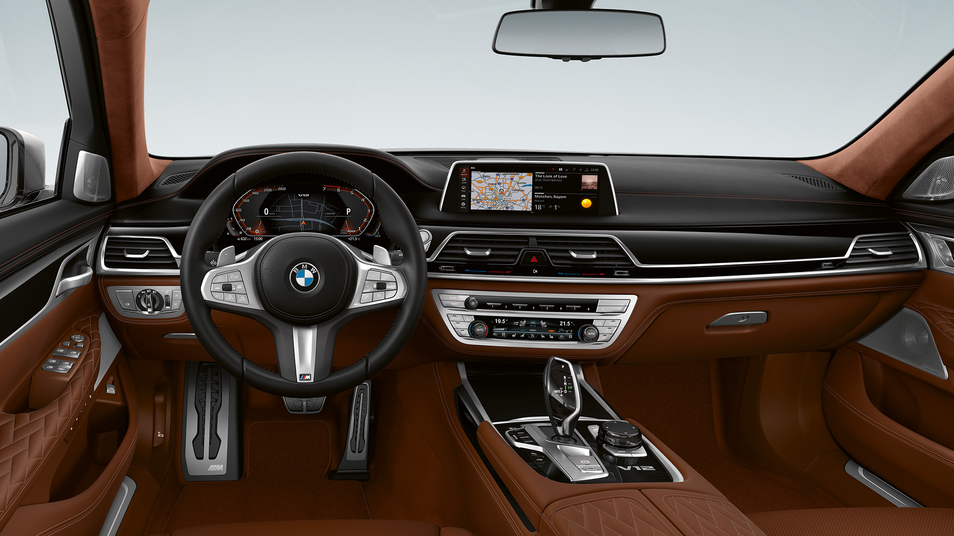 Salona dizains BMW M760Li xDrive Sedan, salona dizains
