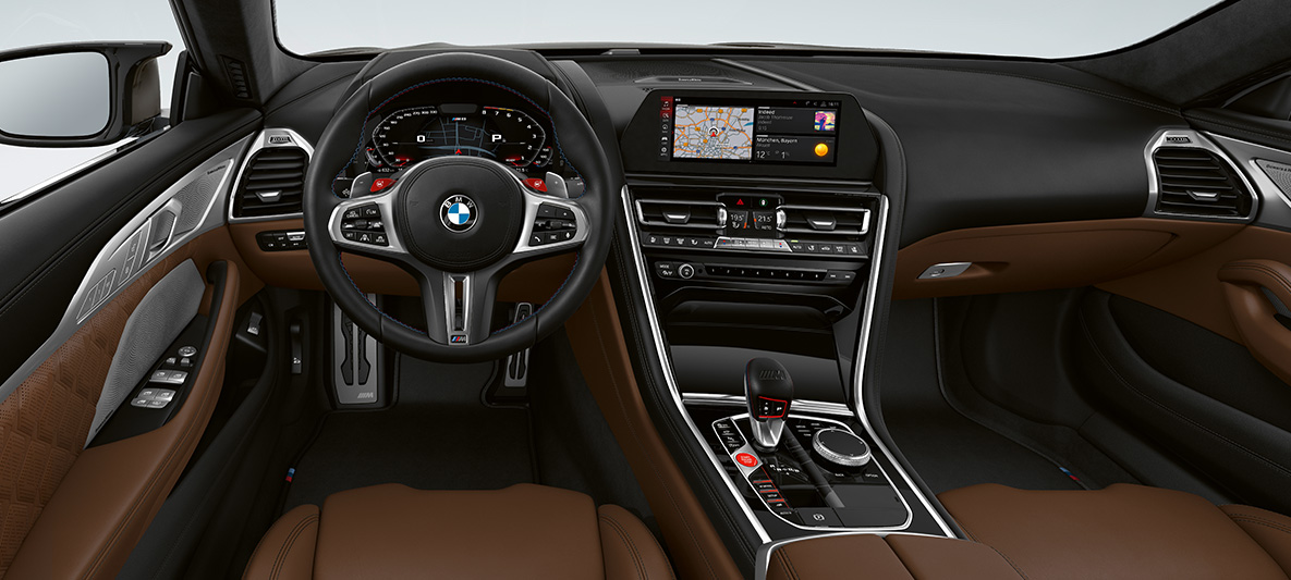 Kokpits, BMW M8 xDrive Gran Coupé Kokpits, BMW M8 Gran Coupé F93 2020, salons