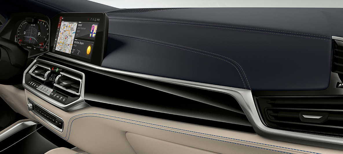 BMW X6 M, Individual, F96 SUV 2020, salons BMW X6 M F96 SUV 2020, Individual salona apdares joslas Piano Finish Black krāsā
