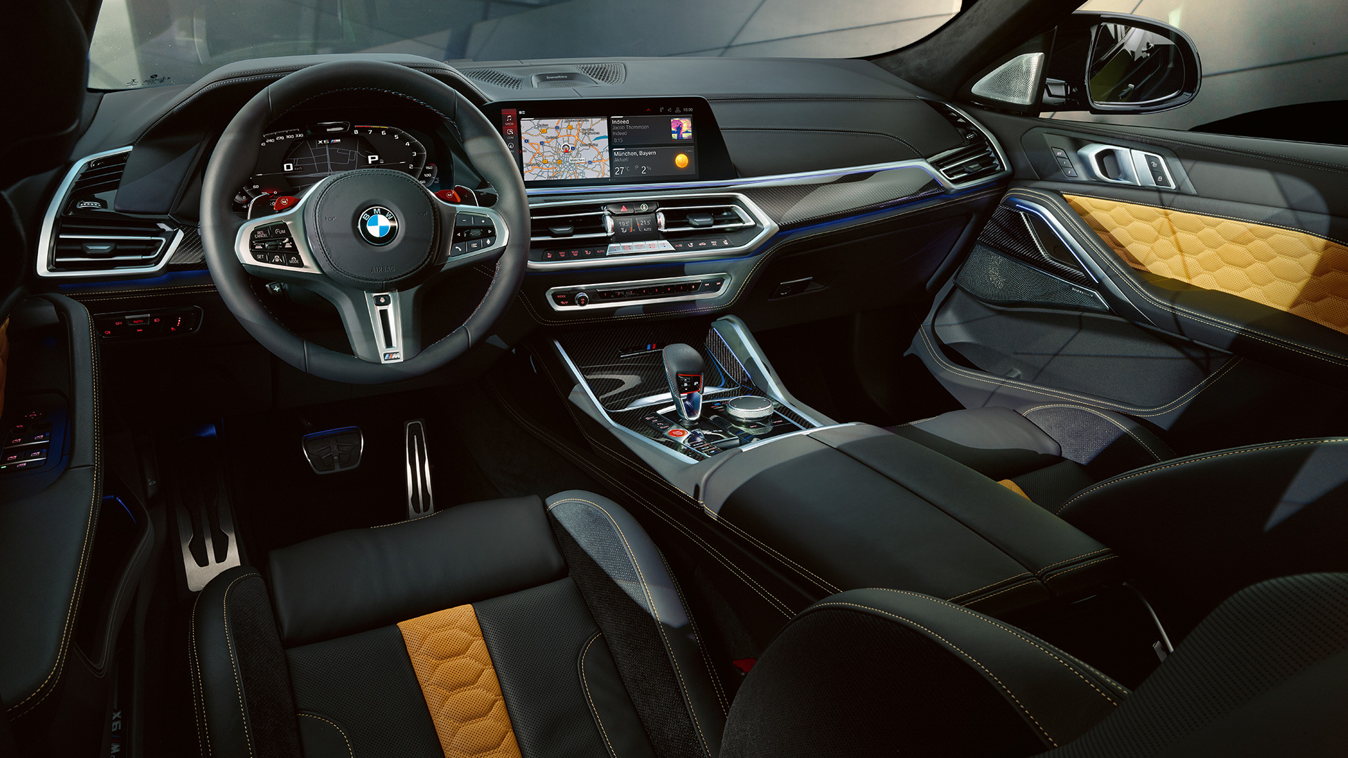 Kokpits, BMW X6 M Competition Kokpits, BMW X6 M Competition F96, salons